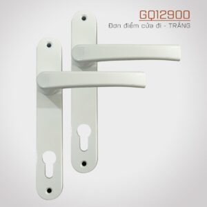 Bộ đơn điểm cửa đi màu trắng - Thiết kế